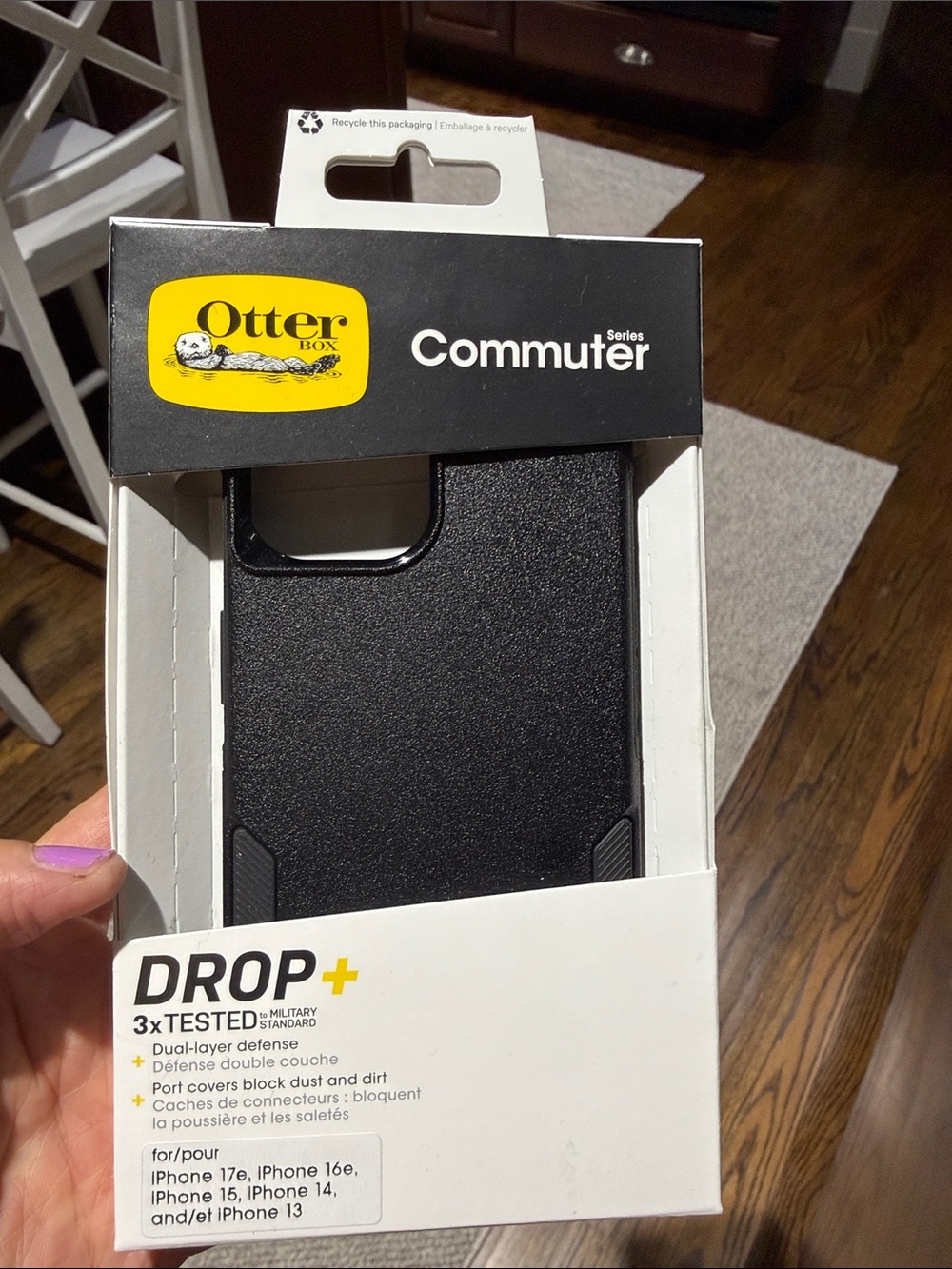 OtterBox Commuter Series Black Protective Phone Case